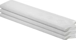 Scheibengardinen-Meterware Raute weiß H: ca. 90 cm