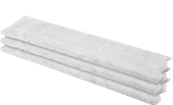 Scheibengardinen-Meterware Blatt weiß H: ca. 80 cm