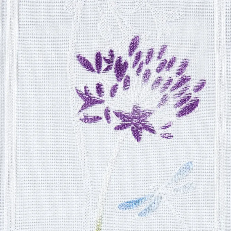Scheibengardinen-Meterware Isen bunt H: ca. 45 cm