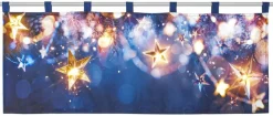 Scheibengardine X-Mas sortiert B/L: ca. 120x45 cm