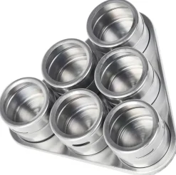 SCHÄFER Gewürzdosenset Metallic Silver silber Edelstahl