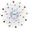 SCHÄFER Wanduhr silber T/D: ca. 3x50 cm