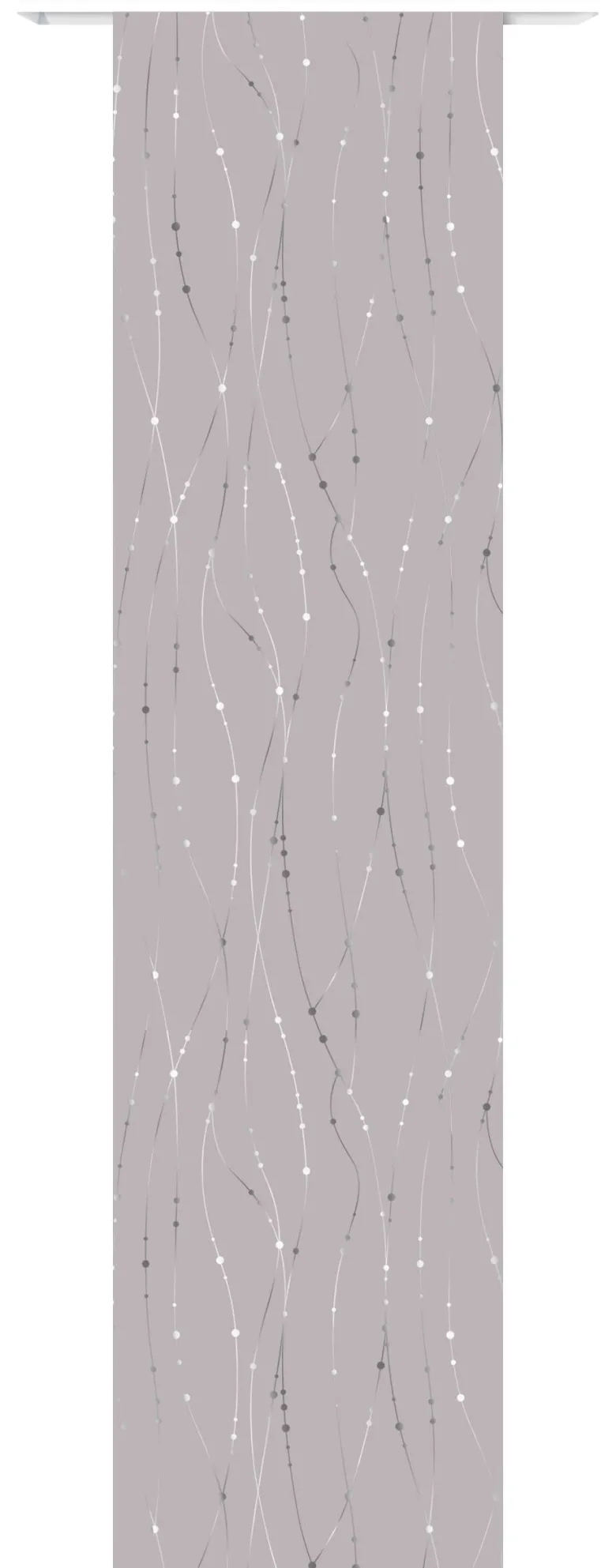 Schiebevorhang New Point silber B/L: ca. 60x245 cm