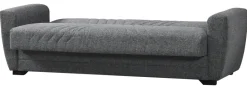 Schlafsofa Alanya grau Microfaser B/H/T: ca. 227x91x83 cm