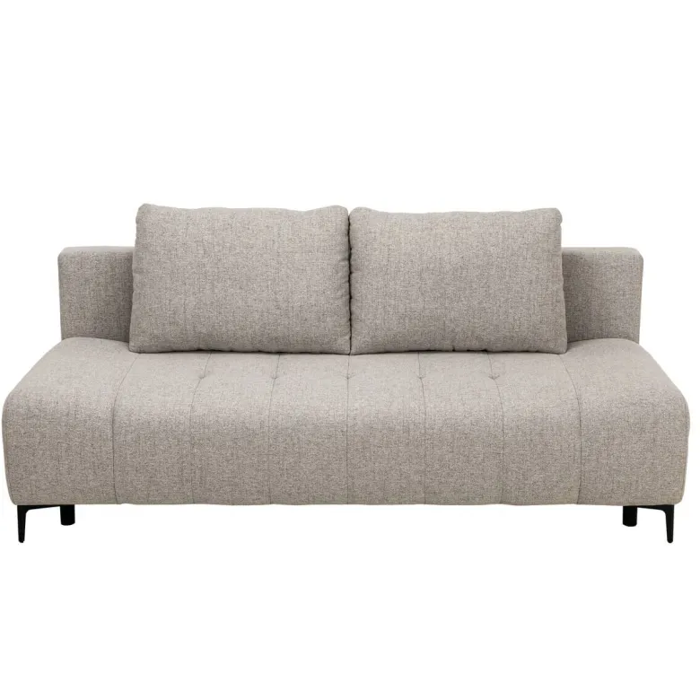 Schlafsofa Alicante hellbraun Webstoff B/H/T: ca. 195x88x95 cm