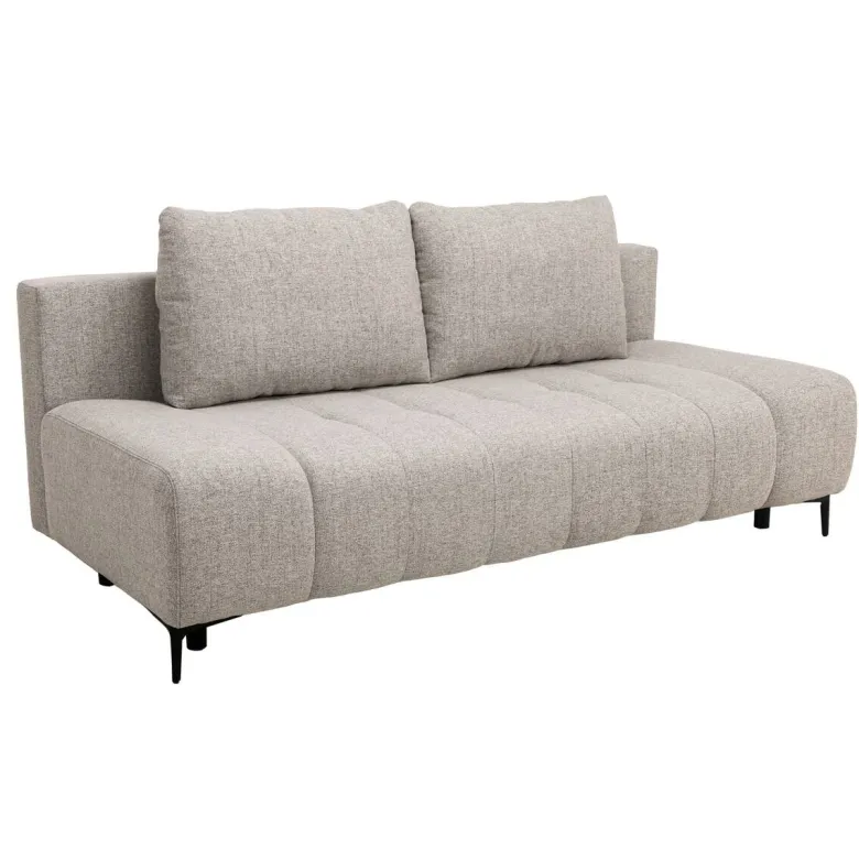 Schlafsofa Alicante hellbraun Webstoff B/H/T: ca. 195x88x95 cm