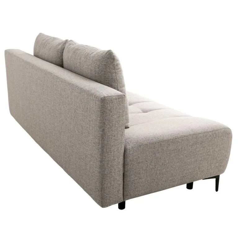 Schlafsofa Alicante hellbraun Webstoff B/H/T: ca. 195x88x95 cm