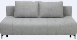 Schlafsofa Alicante hellgrau Webstoff B/H/T: ca. 195x88x95 cm