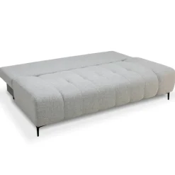 Schlafsofa Alicante hellgrau Webstoff B/H/T: ca. 195x88x95 cm