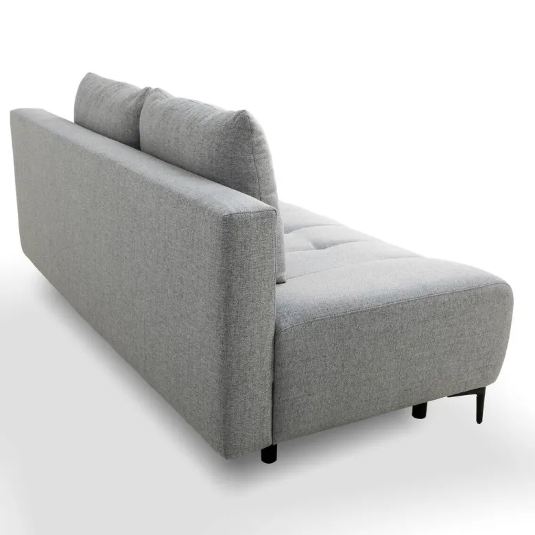 Schlafsofa Alicante hellgrau Webstoff B/H/T: ca. 195x88x95 cm