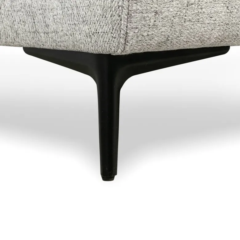 Schlafsofa Alicante hellgrau Webstoff B/H/T: ca. 195x88x95 cm