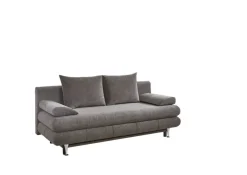 Schlafsofa Benfeld taupe Microfaser B/H/T: ca. 190x93x92 cm