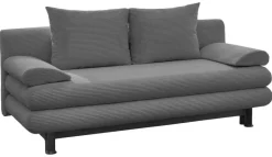 Schlafsofa Bern grau Microfaser B/H/T: ca. 190x93x92 cm