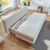 Schlafsofa Bern natur Microfaser B/H/T: ca. 190x93x92 cm