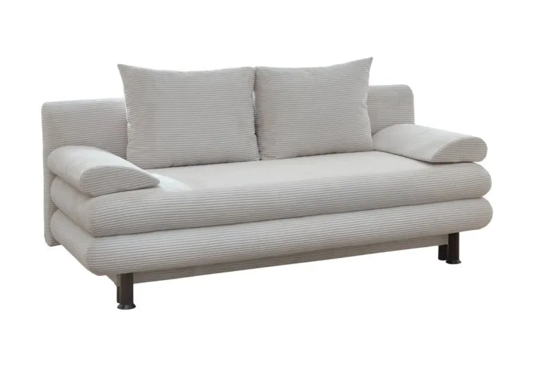 Schlafsofa Bern natur Microfaser B/H/T: ca. 190x93x92 cm