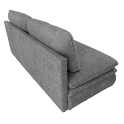Schlafsofa Fiesta grau Microfaser B/H/T: ca. 200x89x85 cm