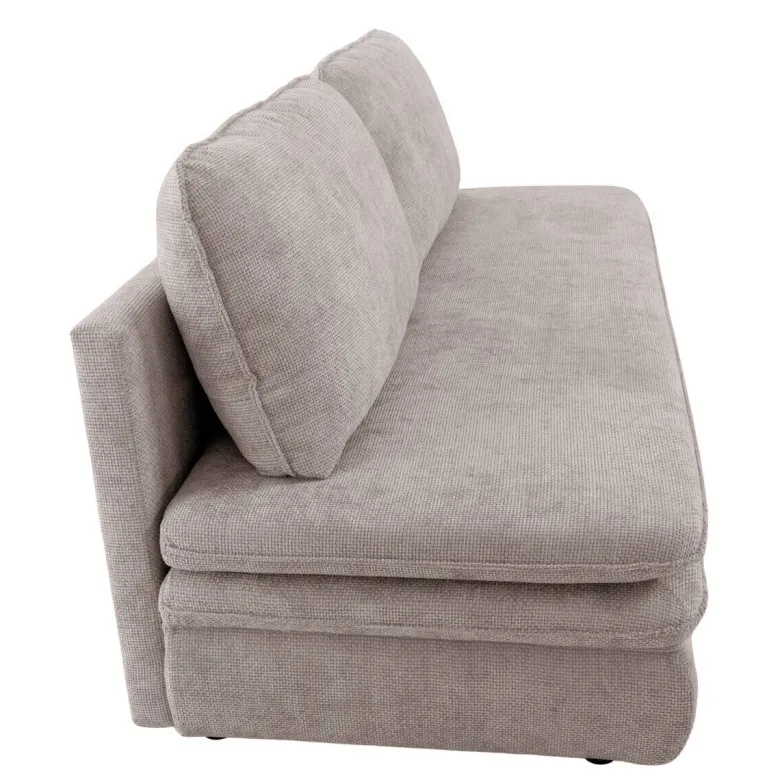 Schlafsofa Fiesta Greige Microfaser B/H/T: ca. 200x89x85 cm