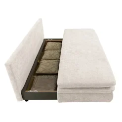 Schlafsofa Fiesta pearl Microfaser B/H/T: ca. 200x89x85 cm