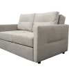 Schlafsofa Gloria grau Webstoff B/H/T: ca. 152x94x102 cm