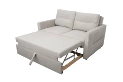 Schlafsofa Gloria grau Webstoff B/H/T: ca. 152x94x102 cm