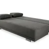 Schlafsofa grau Microfaser B/H/T: ca. 196x78x82 cm