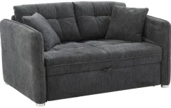 Schlafsofa grau Polyester B/H/T: ca. 191x84x105 cm