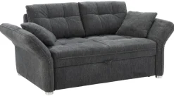 Schlafsofa grau Polyester B/H/T: ca. 191x84x105 cm