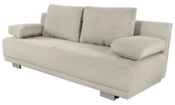 Schlafsofa Greige Microfaser B/H/T: ca. 196x78x82 cm