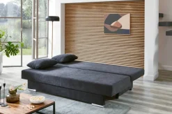 Schlafsofa Grenoble anthrazit Microfaser B/H/T: ca. 190x38x70 cm