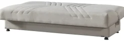 Schlafsofa Kemer beige Microfaser B/H/T: ca. 196x89x84 cm