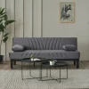 Schlafsofa Radoo grau Polyester B/H/T: ca. 190x86x84 cm