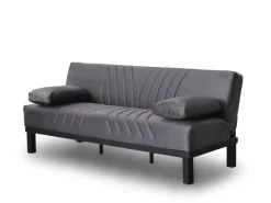 Schlafsofa Radoo grau Polyester B/H/T: ca. 190x86x84 cm