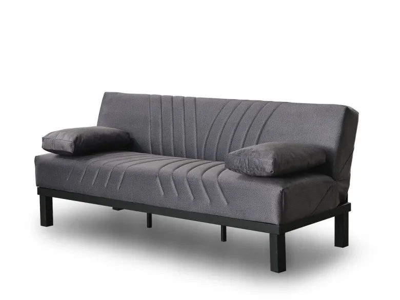 Schlafsofa Radoo grau Polyester B/H/T: ca. 190x86x84 cm