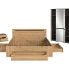 Schlafzimmer CANU, Set basaltgrau Artisan Nachbildung