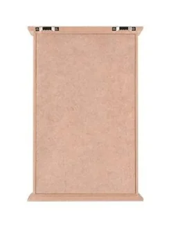 Schlüsselkasten Irena Eiche schwarz MDF B/H/T: ca. 20x30x7 cm