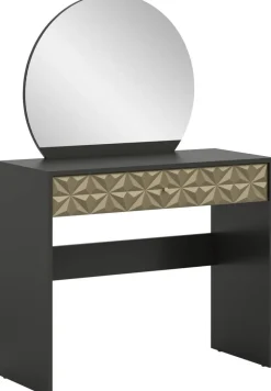 Schminktisch PRISMA schwarz B/H/T: ca. 90x133x39 cm