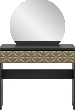 Schminktisch PRISMA schwarz B/H/T: ca. 90x133x39 cm