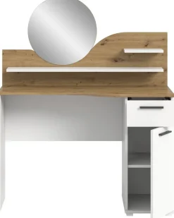 Schminktisch Vanity weiß B/H/T: ca. 110x135x46 cm