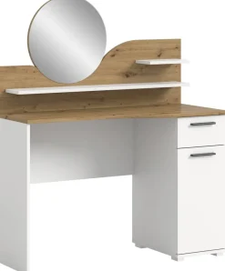 Schminktisch Vanity weiß B/H/T: ca. 110x135x46 cm