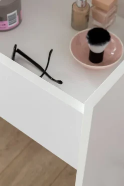 Schminktisch weiß B/H/T: ca. 60x81x40 cm