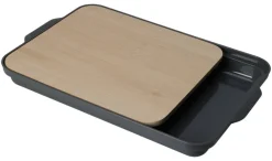 Schneidbrett natur Natura Bambus B/H/L: ca. 37x4x24 cm