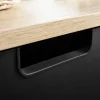 Schrank Emmik schwarz matt Eiche Eiche weiß Nachbildung B/H/T: ca. 30,3x88,1x32,6 cm