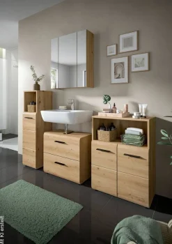 Schrank Ice Artisan Oak Nachbildung B/H/T: ca. 30x110x30 cm