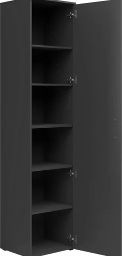 Schrank Multi-Stauraum Typ 20 anthrazit B/H/T: ca. 45x195x40 cm