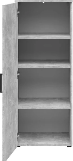 Schrank Multi-Stauraum Typ 16 Beton Optik B/H/T: ca. 45x115x40 cm