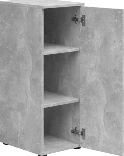 Schrank Multi-Stauraum Typ 4 Beton Optik B/H/T: ca. 30x83x40 cm