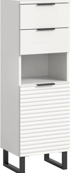 Schrank Riff weiß B/H/T: ca. 35x110x34 cm