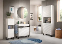Schrank Riff weiß B/H/T: ca. 35x110x34 cm
