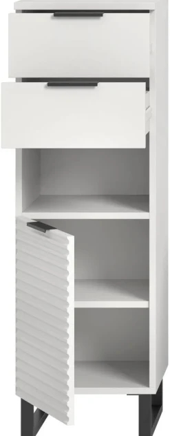 Schrank Riff weiß B/H/T: ca. 35x110x34 cm