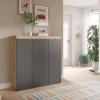 Schrank SCARPA Evoke Oak Nachbildung anthrazit B/H/T: ca. 105x111x37 cm